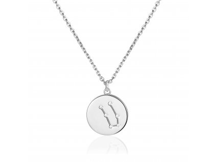 Strieborný náhrdelník súhvezdia zverokruhu BLÍŽENCI - dokonalý narodeninový darček zo strieborníctva OLIVIE.