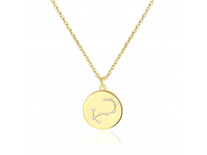 Strieborný náhrdelník súhvezdia zverokruhu Škorpión GOLD - dokonalý narodeninový darček zo strieborníctva OLIVIE.