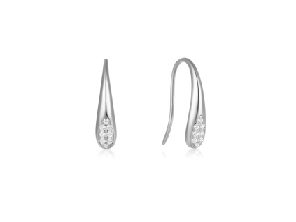 Strieborné visiace náušnice KVAPÔČKY zo strieborníctva OLIVIE.