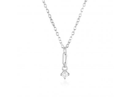 Strieborný minimalistický náhrdelník zo strieborníctva OLIVIE.