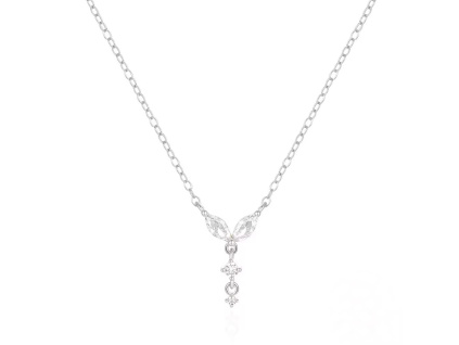 Strieborný náhrdelník VIOLA od Olivie.