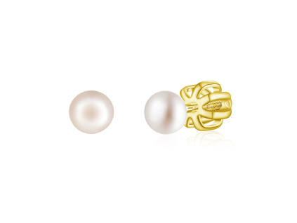 Náušnice 4mm PERLY AAA GOLD od Olivie.
