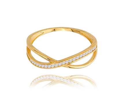 29017 1 zlaty prsten s bilymi zirkony au 585 1000