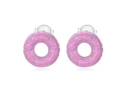 Strieborné náušnice DONUT od Olivie.