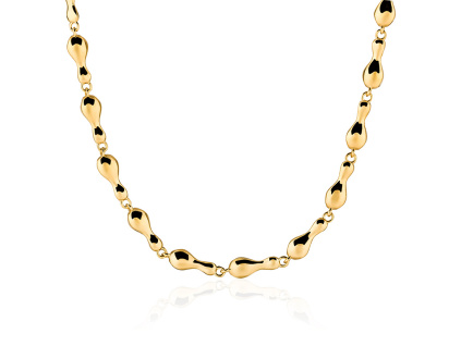 9451 Strieborný náhrdelník Kapkap GOLD od OLIVIE.cz