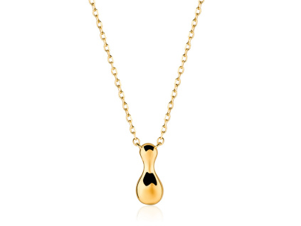 9453 Strieborný náhrdelník KAPKA GOLD od OLIVIE.cz