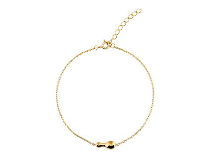 9459 Strieborný náramok KVAPKA GOLD 16+3cm od OLIVIE.cz