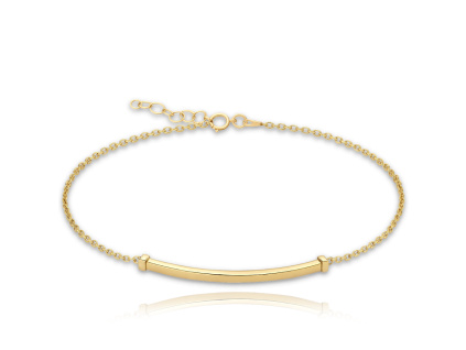 33721 zlaty naramek s tyckou au 585 1000