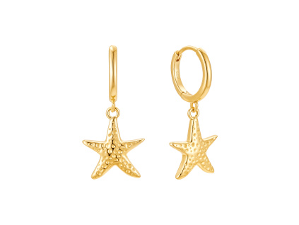 Strieborné náušnice MORSKÁ HVIEZDICA od Olivie.