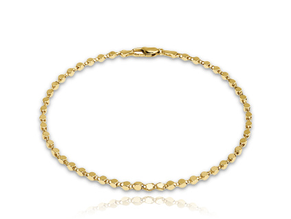 43633 minet elegantni zlaty naramek au 585 1000