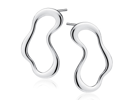 9963 Strieborné extravagantné náušnice