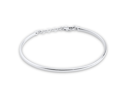 43948 minet moderni naramek z bileho zlata au 585 1000