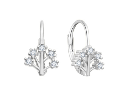 Detské strieborné náušnice STROMČEK od Olivie.