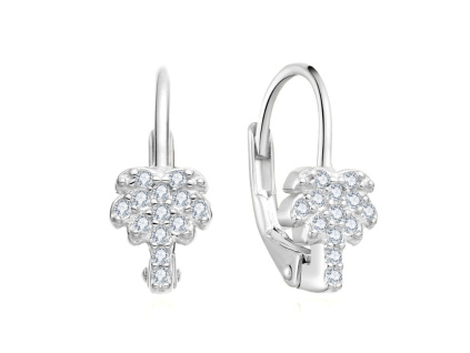 Detské strieborné náušnice PALMA od Olivie.