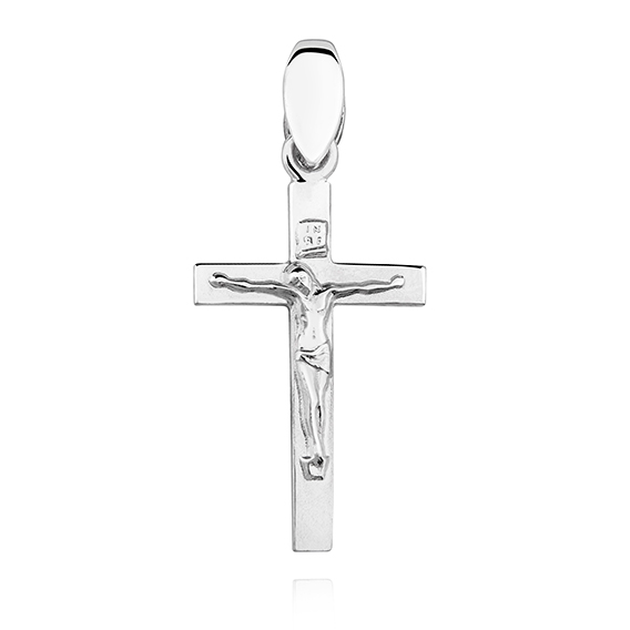 E-shop Olivie Strieborný prívesok KRÍŽIK - JEŽIŠ 1685 Ag 925; ≤0,8 g.