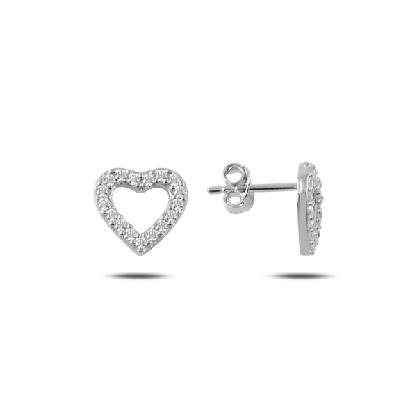 E-shop Olivie Strieborné náušnice SRDCE 2304 Ag 925; ≤1,2 g.