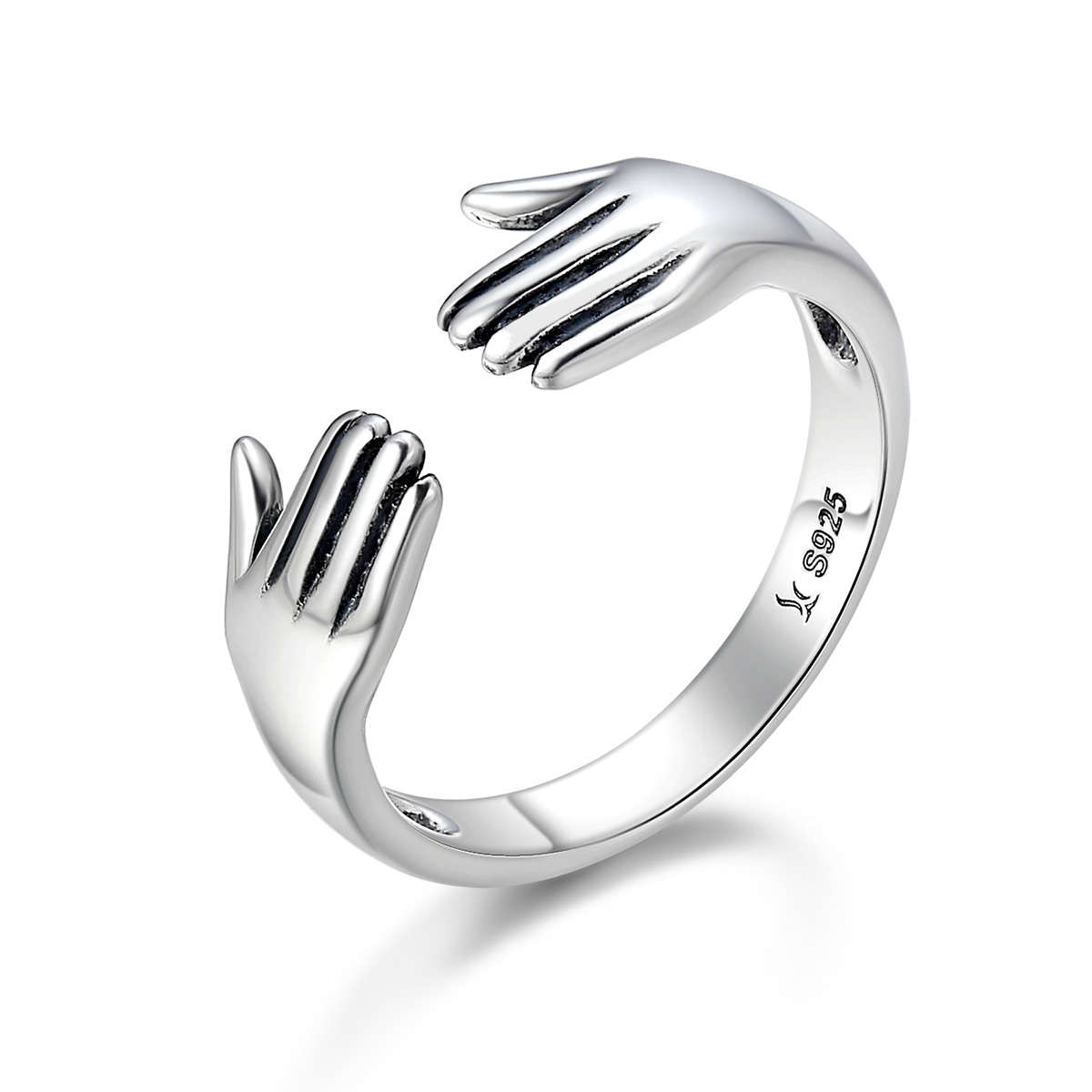 E-shop Olivie Strieborný prsteň OBJATIE 2952 Ag 925; ≤1,9 g.