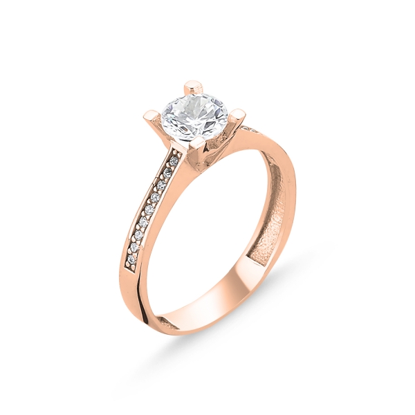 E-shop Olivie Strieborný prsteň ROSE 3107 Velikost prstenů: 5 (EÚ: 49 – 50) Ag 925; ≤1,5 g.