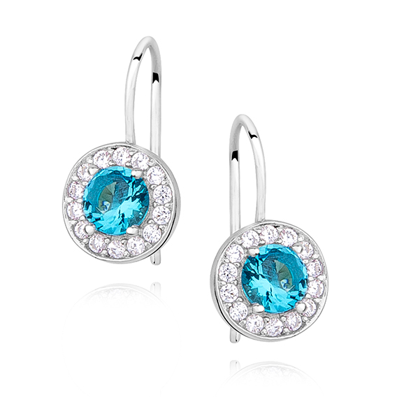 E-shop Olivie Detské Strieborné náušnice AQUA 3970 Ag 925; ≤1,5 g