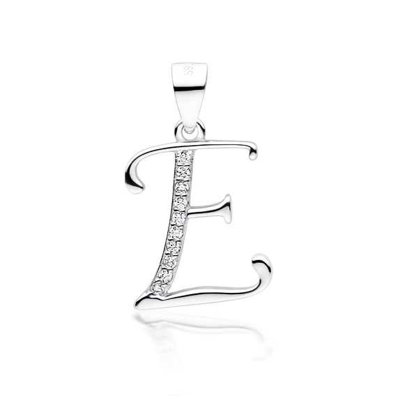 E-shop Olivie PÍSMENO E strieborný prívesok 4086 Ag 925; ≤1 g.