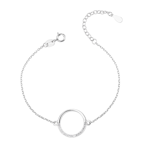 E-shop Olivie Strieborný náramok KRUH 4534 Ag 925; ≤1,2 g.