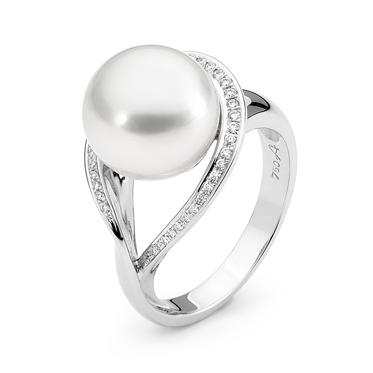 E-shop Olivie Strieborný prsteň VEĽKÁ PERLA 5349 Veľkosť prsteňov: 5 (EÚ: 49 – 50) Ag 925; ≤3,9 g.