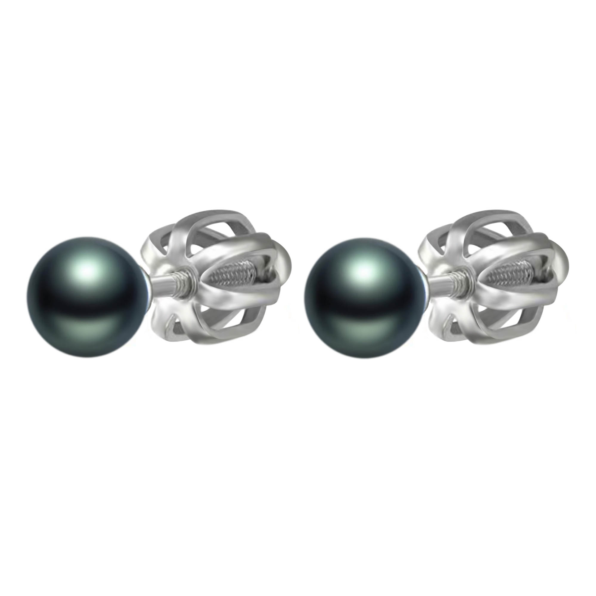 E-shop Olivie Strieborné 6mm náušnice TAHITI 7297 Ag 925; ≤1,1 g.
