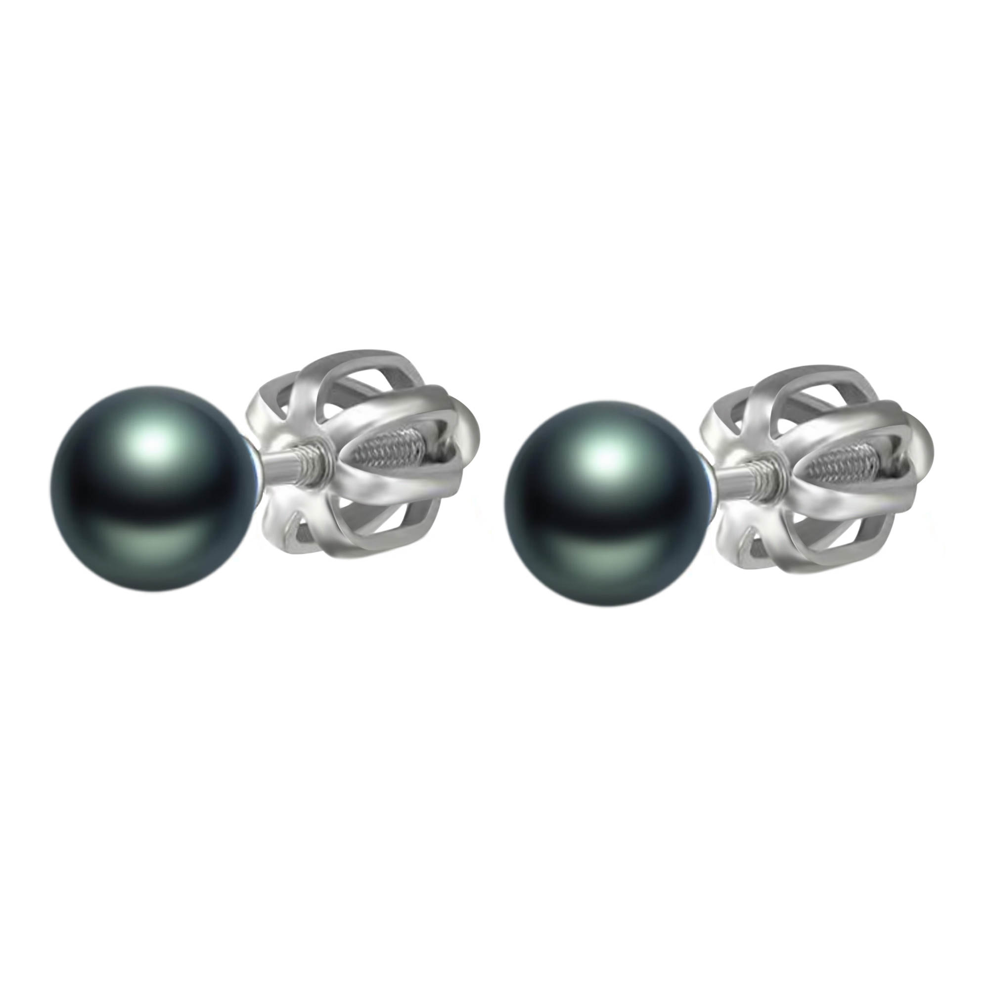 E-shop Olivie Strieborné 7mm náušnice TAHITI 7298 Ag 925; ≤1,4 g.