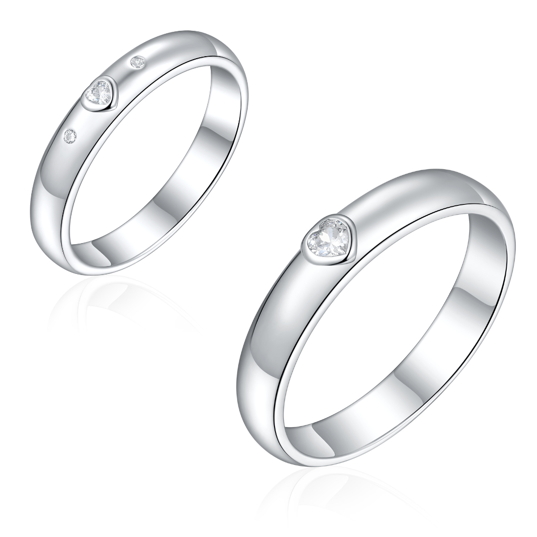 E-shop Olivie Snubný strieborný prsteň SRDCE 8587 Veľkosť prsteňov: 10 (EÚ: 62-64), Pohlavie: Dámske Ag 925; ≤2,7 g.