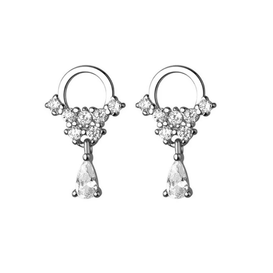 E-shop Olivie Strieborné náušnice ZARA 8695 Ag 925; ≤0,8 g.