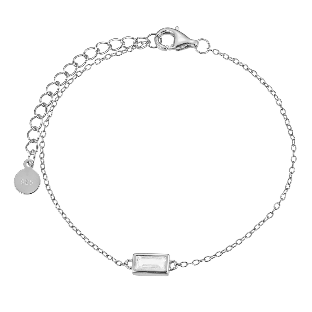 E-shop Olivie Strieborný náramok OBDELNÍK 8873 Ag 925; ≤1,4 g.