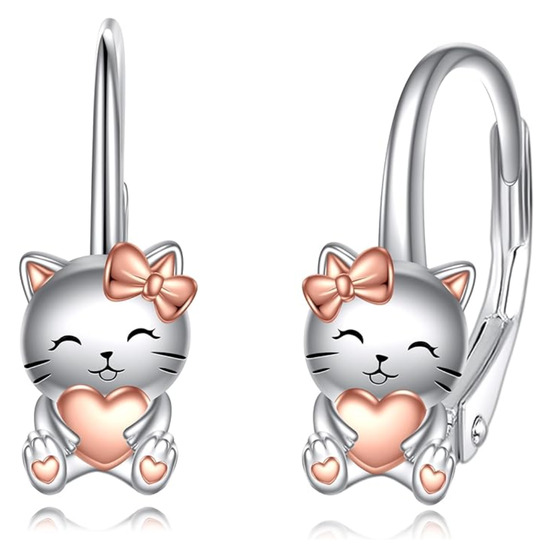E-shop Olivie Strieborné náušnice MAČKA 9221 Ag 925; ≤1,6 g.