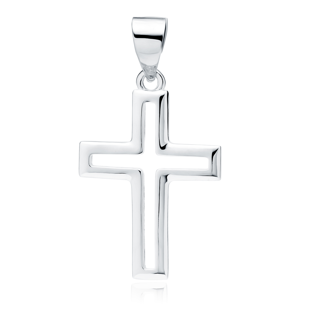 E-shop Olivie Stříbrný přívěsek KŘÍŽEK 9404 Ag 925; ≤1,0 g.