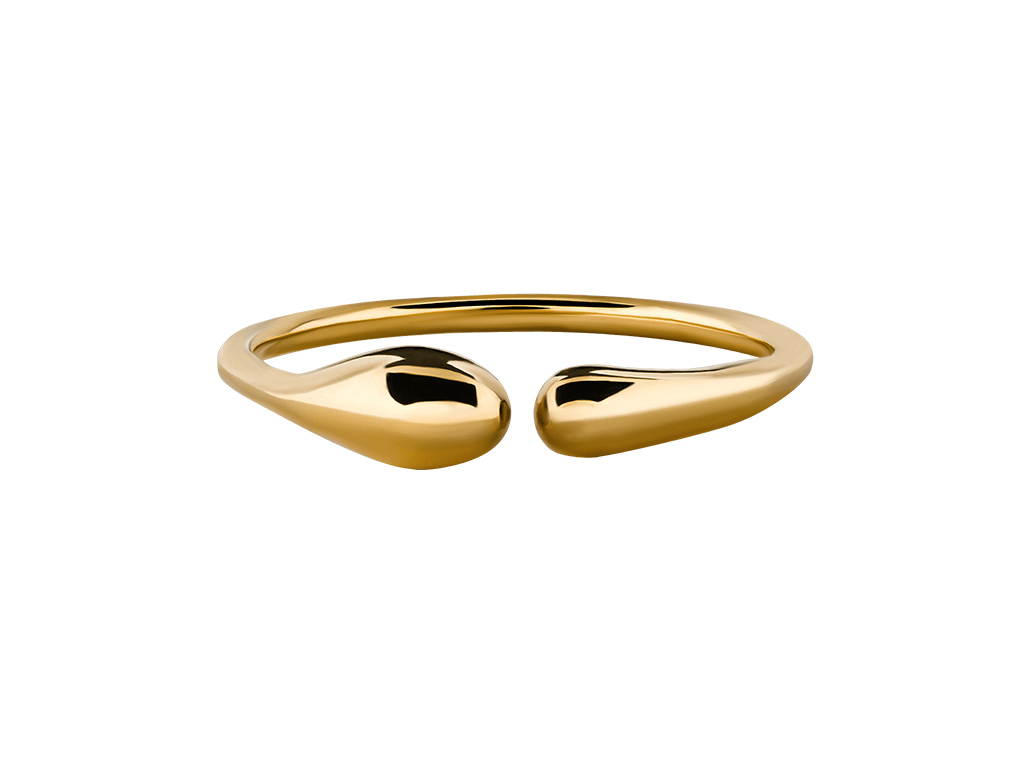 E-shop Olivie Strieborný prsteň KVAPKA GOLD 9463 Ag 925; ≤1,4 g.