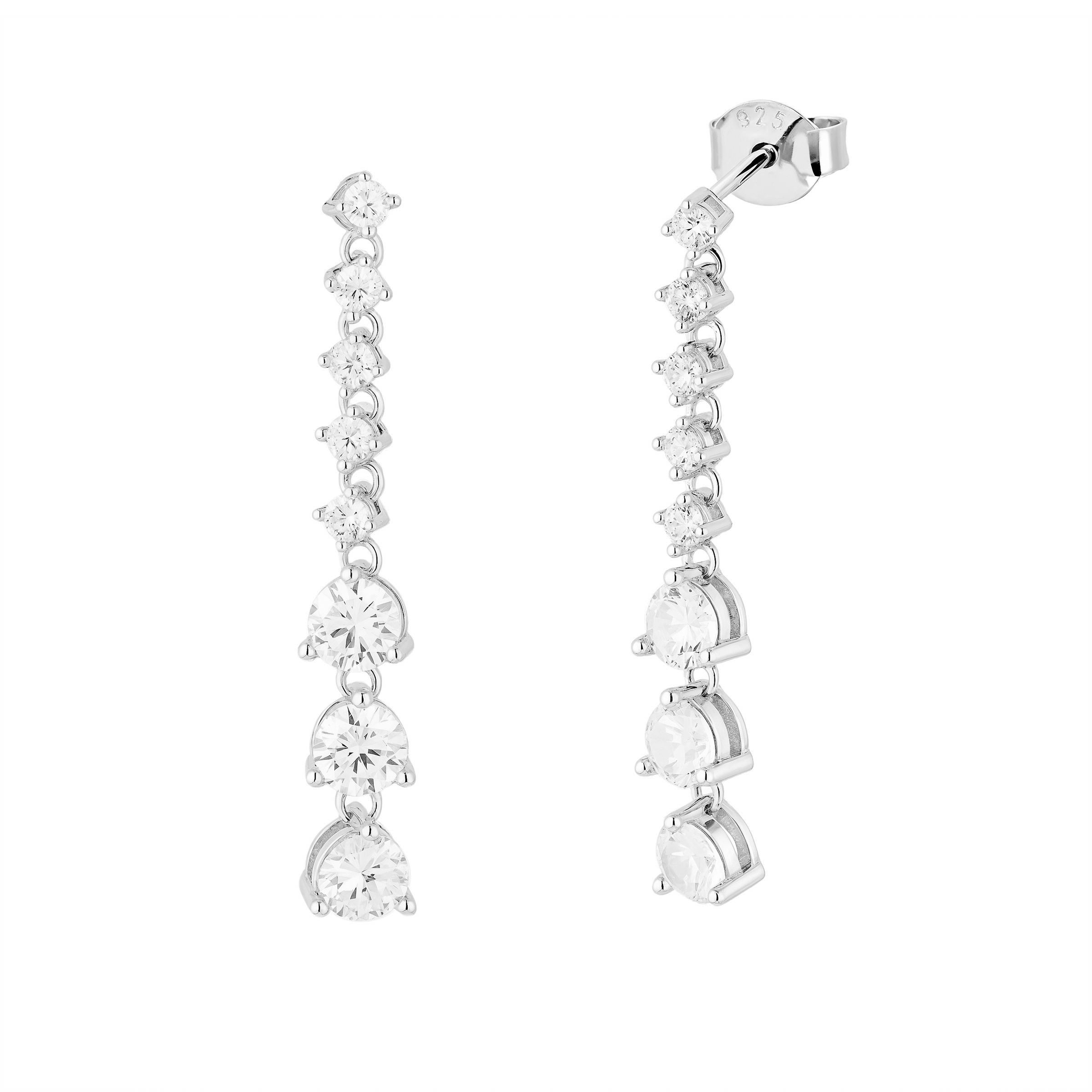 E-shop Olivie Svatební stříbrné náušnice 9616 Ag 925; ≤2,6 g.