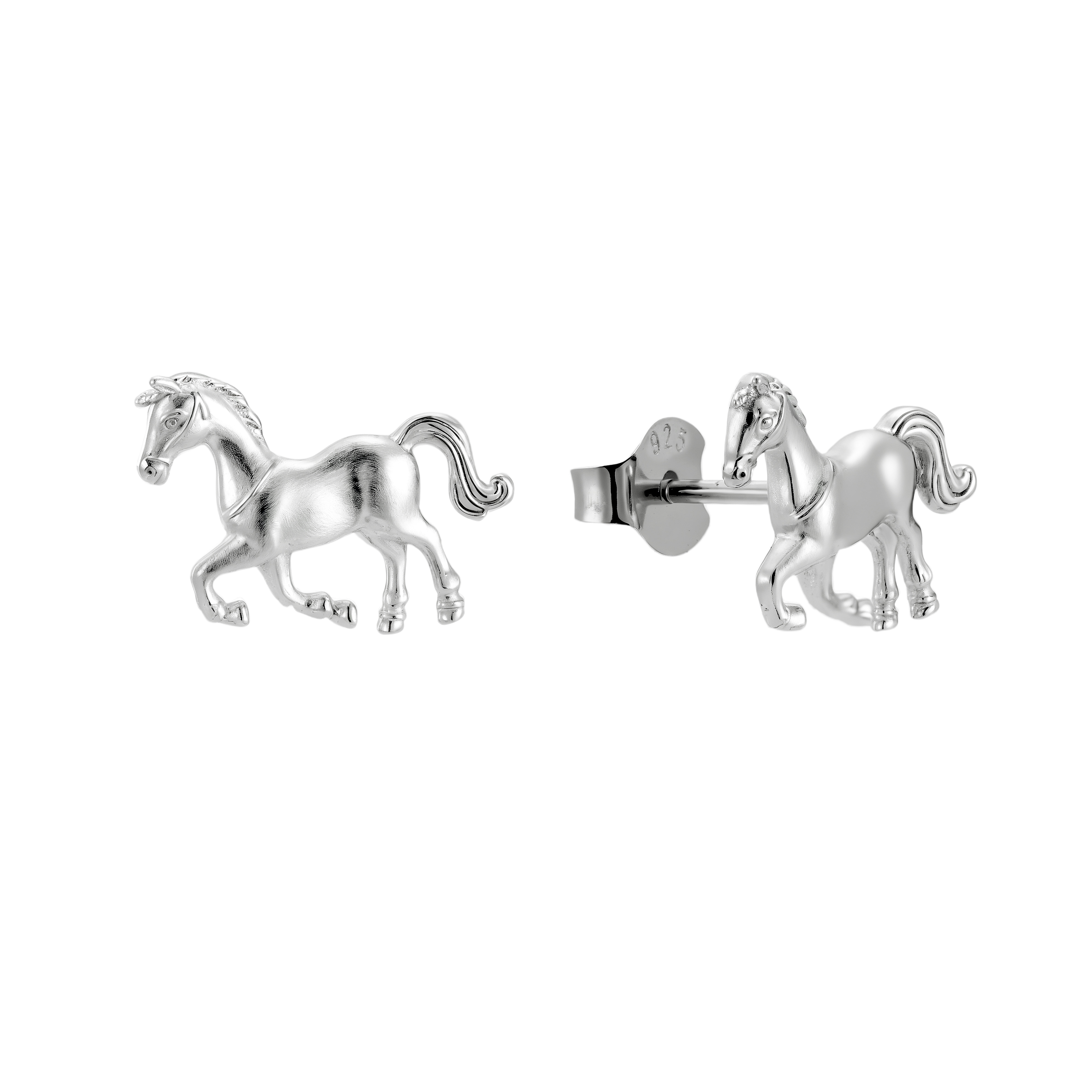 E-shop Olivie Strieborné náušnice KÔŇ 9646 Ag 925; ≤1,8 g.