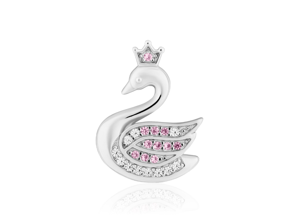 E-shop Olivie Strieborné náušnice LABUŤ 9660 Ag 925; ≤2,1 g.
