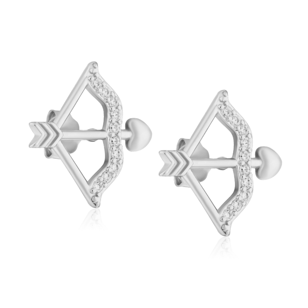 E-shop Olivie Stříbrné náušnice AMORŮV ŠÍP 9798 Ag 925; ≤1,1 g.