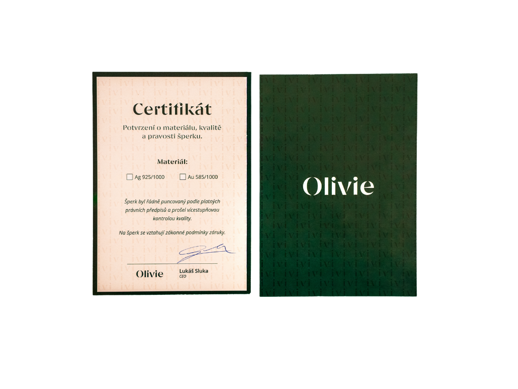 E-shop Olivie 9986 Certifikát pravosti