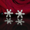 Strieborné náušnice SNEHOVÁ VLOČKA