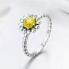 9486 4 stribrny prsten slunecny kvet