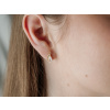 Strieborné náušnice s pozlátením zo strieborníctva od OLIVIE.cz