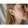 Strieborné náušnice s pozlátením zo strieborníctva od OLIVIE.cz