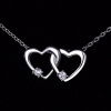 Strieborný náhrdelník SPOJENÁ SRDCA od Olivie.