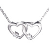 Strieborný náhrdelník SPOJENÁ SRDCA od Olivie.