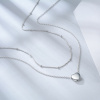 Strieborný náhrdelník SRDIEČKO