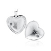 Strieborný otvárací medailónik SRDCE, možno do neho vložiť fotografiu. OLIVIE.cz
