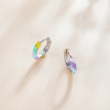 Strieborné náušnice FAREBNÉ KRÚŽKY