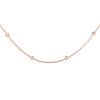 5255 CHOKER guľôčková strieborná retiazka MARRY ROSE