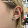 5280 Strieborné náušnice SNEHOVÁ VLOČKA z e-shopu OLIVIE.cz